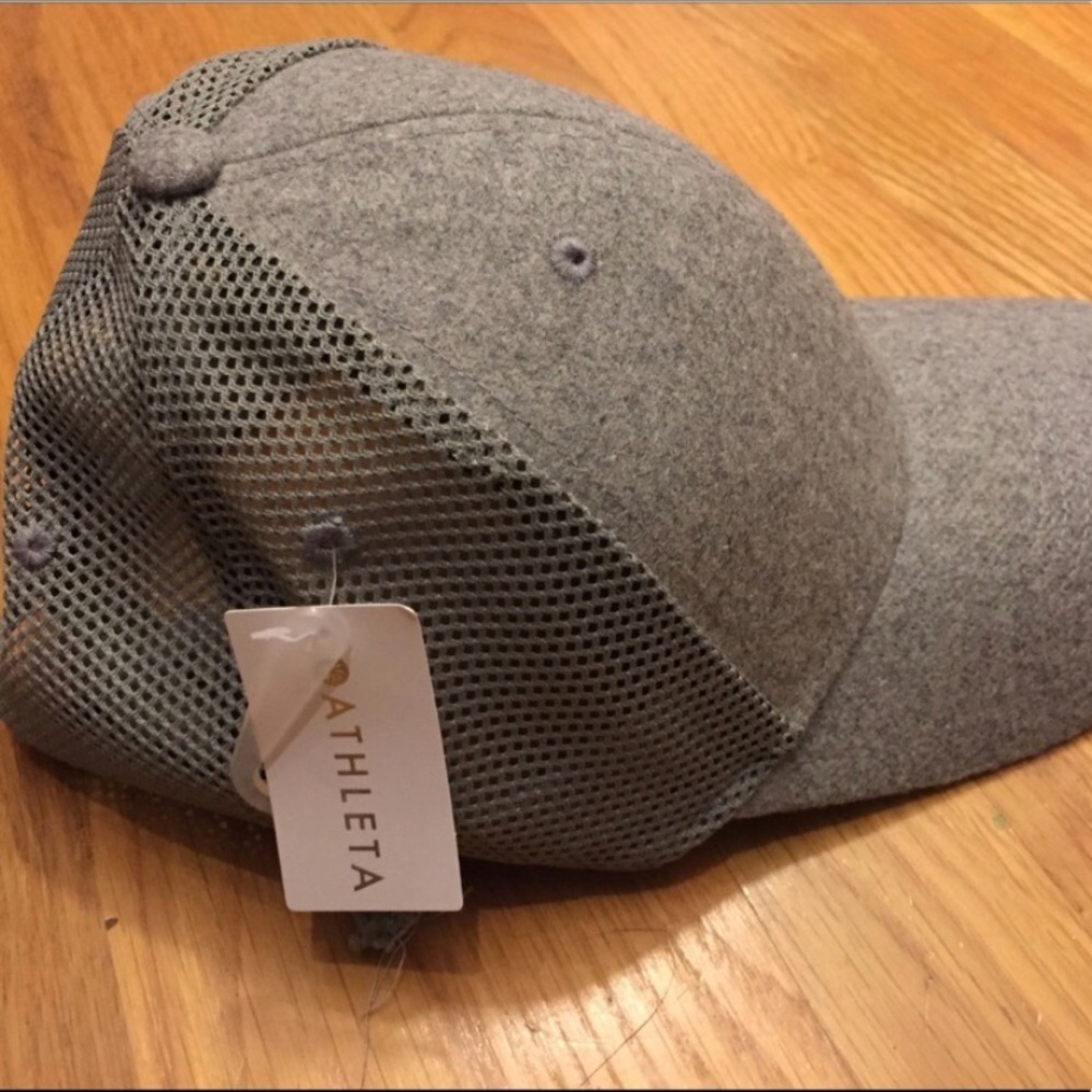 Athleta Gray Wool Hat Adjustable - image 6